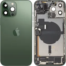 Copertura Batteria Apple iPhone 13 Pro Max, Con Scocca Centrale, Parti Complete, Verde (Alpine Green), Swap Premium