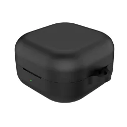 Custodia Techsuit Silicone per Samsung Galaxy Buds4 / Buds4 Pro, Nera