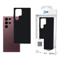Custodia per Samsung Galaxy S22 Ultra 5G S908, 3MK, Nera Opaca