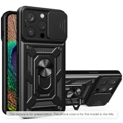 Custodia per Honor 400 Pro, Techsuit, CamShield, Nera
