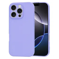 Custodia per Apple iPhone 16 Pro Max, Techsuit, SoftFlex, Lilla Chiaro