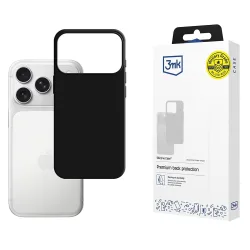 Custodia per Apple iPhone 17 Pro Max, 3MK, Silicone, Nera