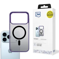 Custodia MagSafe per Apple iPhone 17 Pro Max, 3MK, Frosty MagCase, Viola
