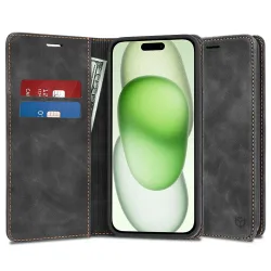Custodia per Apple iPhone 15 Plus, Techsuit, Confy, Nera