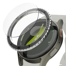 Cornice di Protezione Ringke Premium Styling per Samsung Galaxy Watch7 44mm, Modello 3, Nera
