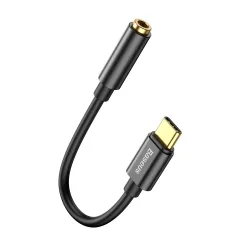Adattatore Audio USB-C - 3.5mm Baseus L54, Nero CATL54-01