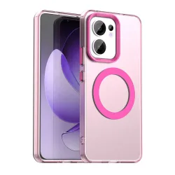 Custodia MagSafe per Oppo Reno13 FS 5G / Reno13 F 4G / Reno13 F, Techsuit, CandyCase, Rosa