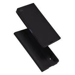 Custodia per Samsung Galaxy A06 A065, Techsuit, Magskin Book, Nera