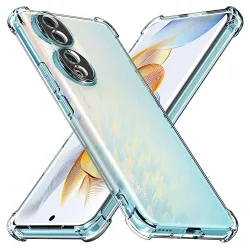 Custodia per Honor 90 Pro, Techsuit, Shockproof Clear, Trasparente