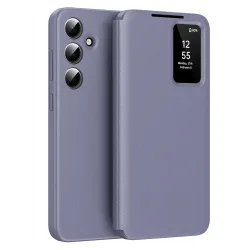 Custodia per Samsung Galaxy S25 S931, Techsuit, SmartView, Viola