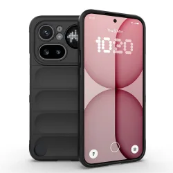 Custodia per Nothing Phone (4a) Pro, Techsuit, Magic Shield, Nera