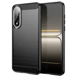 Custodia per OnePlus Nord 5, Techsuit, Carbonio, Nera