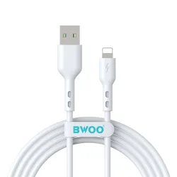 Cavo Dati e Ricarica USB-A - Lightning BWOO BO-X172L-2M, 15W, 2m, Bianco