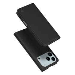 Custodia per Apple iPhone 17 Pro Max, Techsuit, Magskin Book, Nera