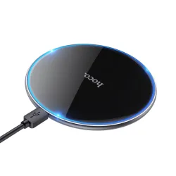 Caricabatterie Wireless HOCO CW6 Pro, 15W, 1.67A, Nero