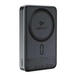 Batteria Esterna Wireless Acefast M11, 10000mAh, 30W, PD + FQI, 1 x QI - 1 x USB-C, Nera