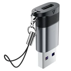 Adattatore Dati e Ricarica USB-C - USB-A Acefast J8, Grigio