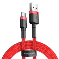 Cavo Dati e Ricarica USB-A - USB-C Baseus Cafule, 60W, 1m, Rosso CATKLF-B09
