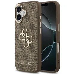 Custodia per Apple iPhone 17, Guess, Big 4G Logo Classic, Marrone Dorato