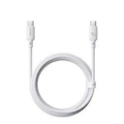 Cavo Dati e Ricarica USB-C - USB-C Baseus Silky, 100W, 2m, Bianco