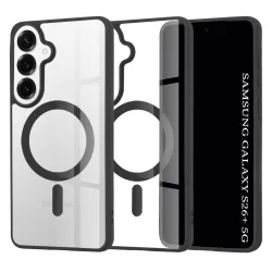 Custodia MagSafe per Samsung Galaxy S26 Plus S947, Techsuit, Pro, Nera