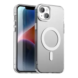Custodia MagSafe per Apple iPhone 14, Techsuit, CandyCase, Bianca