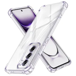 Custodia per Oppo Reno12, Techsuit, Shockproof Clear, Trasparente