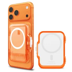 Portafoglio MagSafe, Spigen, TinTap MagFit+, Arancione Satinato AFA11381