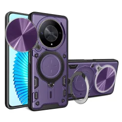 Custodia per Honor Magic6 Lite, Techsuit, CamGuard Pro, Viola