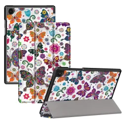 Custodia per Samsung Galaxy Tab A11+ / Tab A9+, Techsuit, FoldPro Butterfly, Multicolore