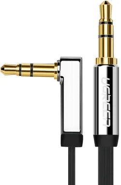 Cavo Audio 3.5mm - 3.5mm UGREEN AV119 Angled, 1.5m, Nero