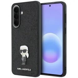 Custodia per Samsung Galaxy A57 5G, Karl Lagerfeld, Glitter Fixed Ikonik Karl, Nera