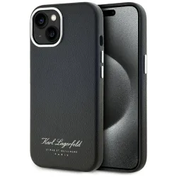 Custodia per Apple iPhone 15, Karl Lagerfeld, RSG, Nera