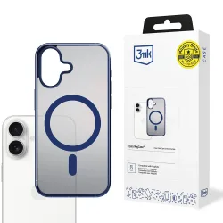 Custodia MagSafe per Apple iPhone 17, 3MK, Frosty MagCase, Blu