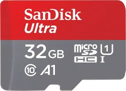Scheda di Memoria microSDHC SanDisk Ultra Android A1, 32Gb, Classe 10 / UHS-1 U1 SDSQUA4-032G-GN6MN
