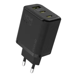 Caricabatterie Rete Dudao A29, 65W, 1 x USB-A - 2 x USB-C, Nero