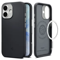 Custodia MagSafe per Apple iPhone 17, Spigen, Caseology Nano Pop, Nera ACS10366
