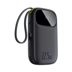 Batteria Esterna Baseus EnerFill FC31, 20000mAh, 22.5W, QC + PD, 1 x Lightning - 1 x USB-A - 2 x USB-C, Nera P10082107123-00