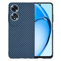 Custodia per Oppo A60, Techsuit, Carbonite FiberShell, Turchese