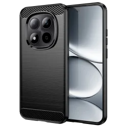 Custodia per Xiaomi Redmi Note 15 Pro 4G, Techsuit, Carbonio, Nera