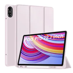 Custodia per Xiaomi Redmi Pad Pro / Pad / Pad Pro 5G, Techsuit, Flex Trifold, Rosa