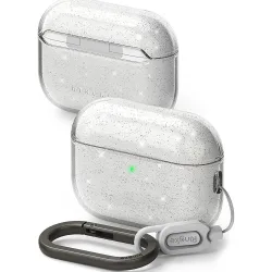 Custodia Ringke Air Glitter per Apple AirPods Pro 3, Trasparente