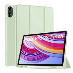 Custodia per Xiaomi Redmi Pad Pro / Pad / Pad Pro 5G, Techsuit, Flex Trifold, Verde Matcha