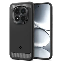 Custodia per Xiaomi Redmi Note 15 Pro 5G, Spigen, Rugged Armor, Nera Opaca ACS10460