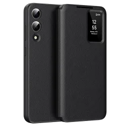 Custodia per Samsung Galaxy S25 Edge S937, Techsuit, SmartView, Nera