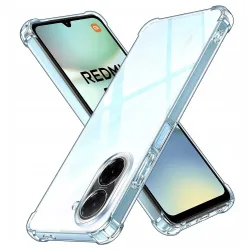 Custodia per Xiaomi Redmi A5 4G (Standard), Techsuit, Shockproof Clear, Trasparente