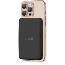 Batteria Esterna Wireless Tech-Protect PB24 LifeMag, 10000mAh, 15W, PD + FQI, 1 x QI - 1 x USB-A - 1 x USB-C, Nera