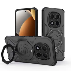 Custodia per Xiaomi Poco M8 Pro / Redmi Note 15 Pro+ 5G, Techsuit, Carbon Shield Pro, Nera.