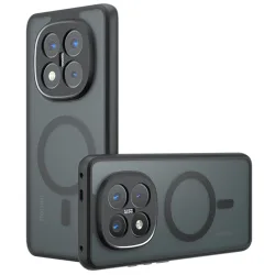 Custodia MagSafe per Xiaomi Redmi Note 14 Pro+ 5G, Techsuit, PureFrost, Nero Satinato