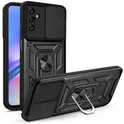 Custodia per Samsung Galaxy A05s A057, Techsuit, CamShield, Nera